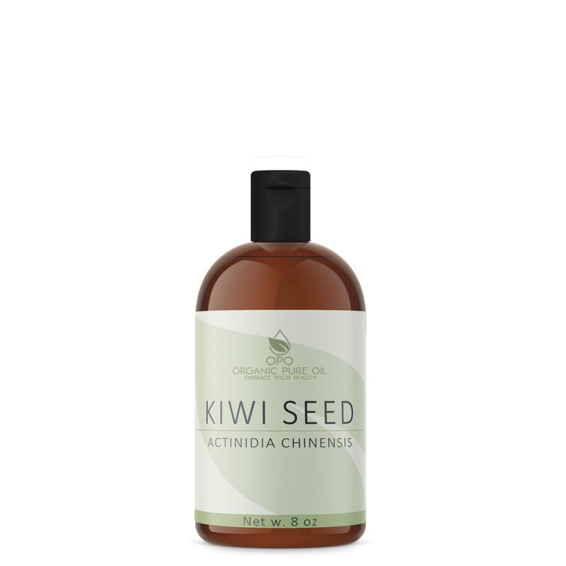Kiwi Seed Oil - 8 oz - Pure, All Natural, Cold Pressed, Unrefined, Carrier Oil Perfect for Hair, Skin, Scalp, Body Care Vegan Moisturizer, DIY, Cosmetics - Packaging May Vary