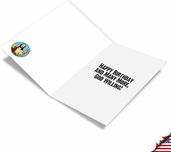 NobleWorks Humorous 70th Milestone Birthday Paper Card with 5 x 7 Inch Envelope (1 Card) See You Soon - 70 C10007MBG