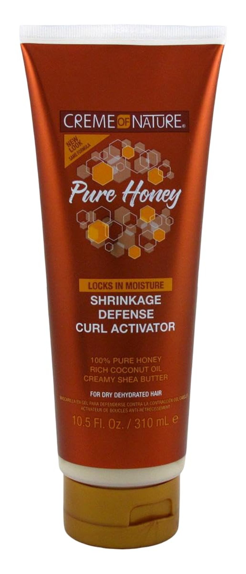 Creme Of Nature Pure Honey Curl Activator 10.5 Ounce Tube (310ml) (2 Pack)
