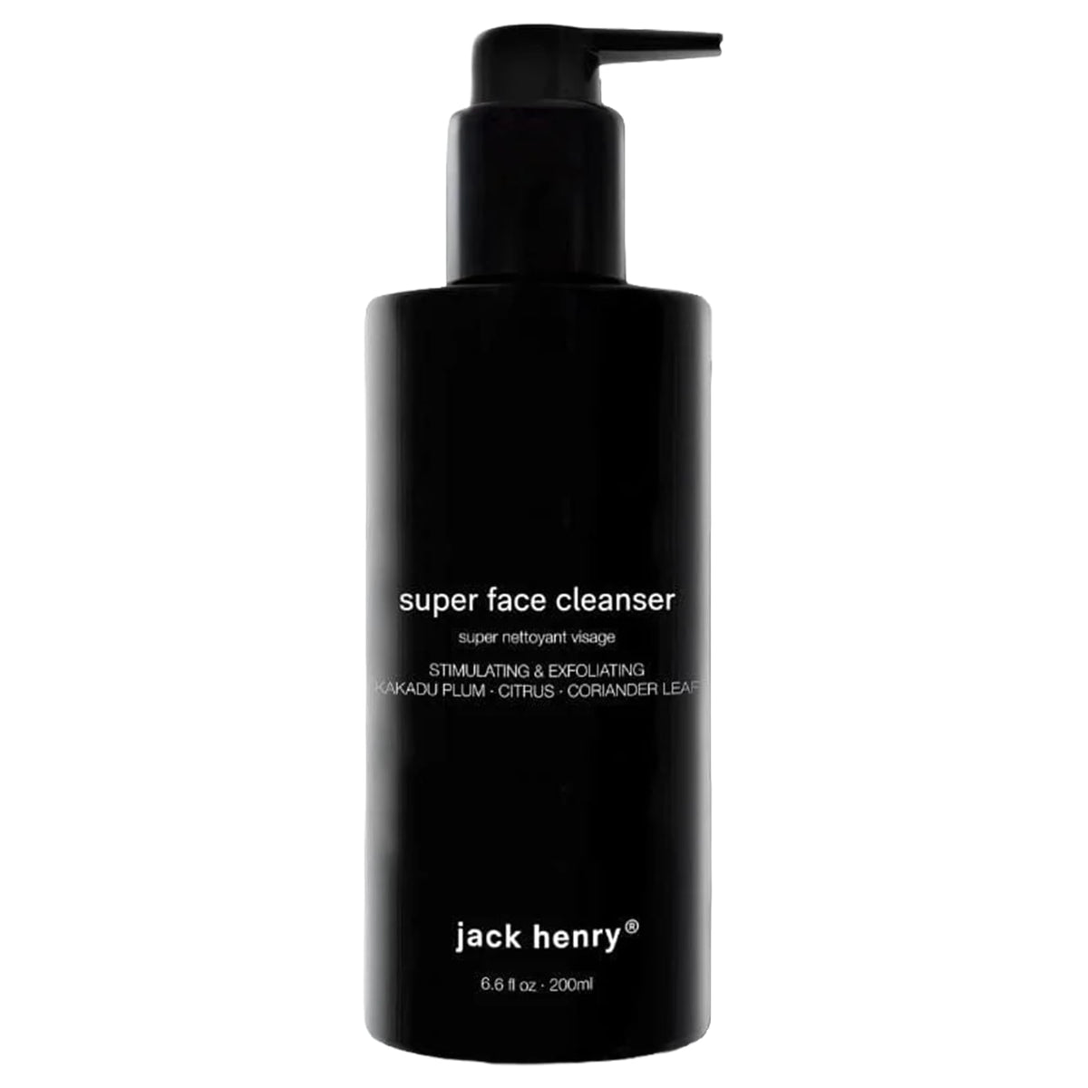 Jack Henry Hydrating Facial Cleanser (6.6 fl oz) - Kakadu Plum Face Cleanser - Coriander & Hyaluronic Acid- Luxurious Creamy Cleanse for Exfoliating Skin