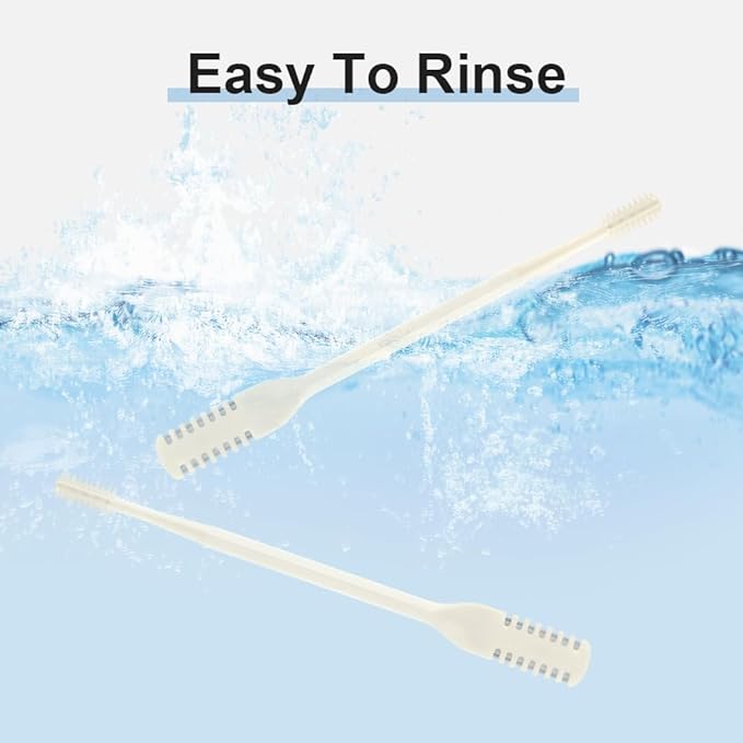 Nasal Hair Cutter, 2026 Upgraded Double Sided Portable Nose Hair Trimmer for Women Men, Travel Essentials Washable Nose Hair Remover Grooming Tool (Beige, 3 Pcs)