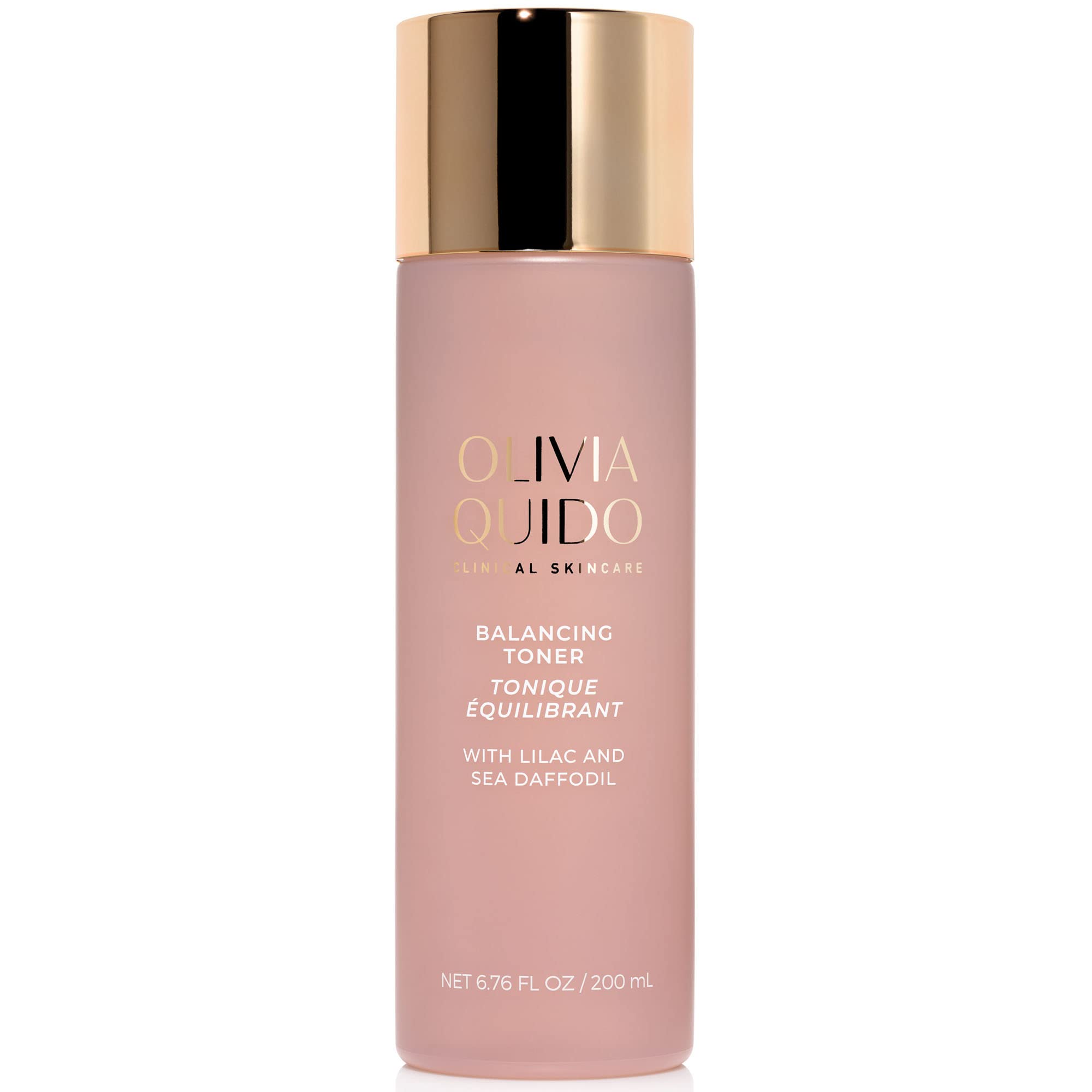 OLIVIA QUIDO Clinical Skincare Balancing Toner with Lilac & Sea Daffodil (6.76 fl.oz.) | Moisturizing and Pore Tightening Cleanser for All Skin Types