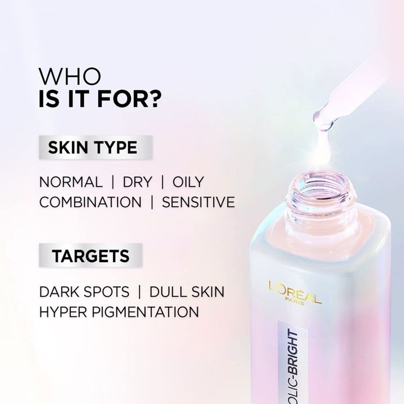 L'Oreal Paris Glycolic Bright Daily Foaming Facial Cleanser, 50ml |Daily Glowing Face Wash for Dull Skin