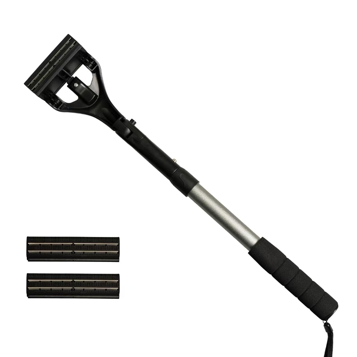 EASACE Back Hair Shaver for Men, DIY Body Grooming, Safety Blade, Extension Handle, Wet & Dry Use