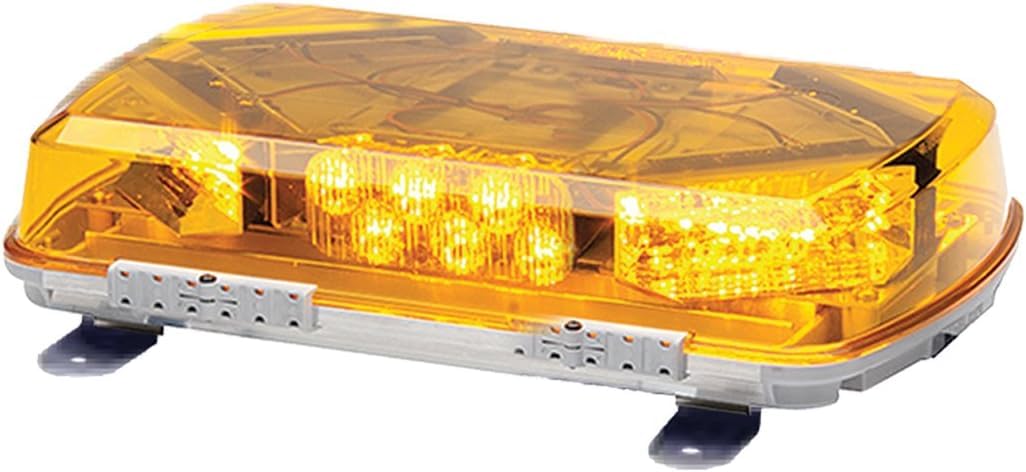 Whelen Engineering Century Series Super-LED Mini Lightbar - Compact Professional Warning Light - 11 Permanent Mount - Amber LED