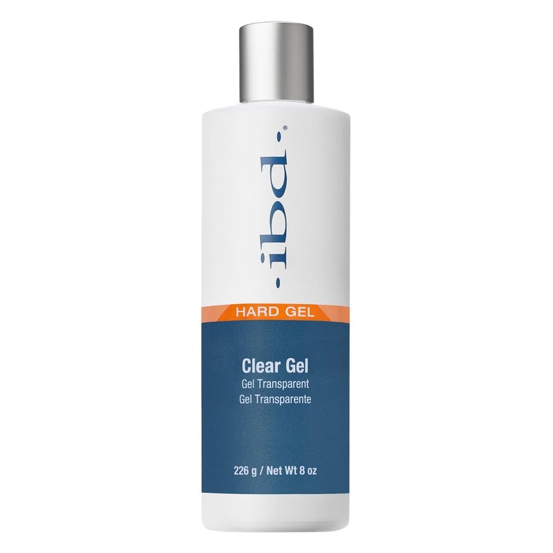 Ibd UV Hard Gel Builder Gel, for Nail Sculpting, Nail Extensions & Overlays, Salon & At-Home Use, Clear, 8 Oz