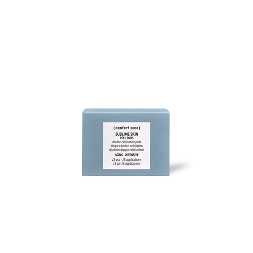 [ Comfort Zone ] Sublime Skin Peel Pads, Fragrance Free Double Exfoliation Pads To Smooth, Exfoliate And Brighten, 28 CT.