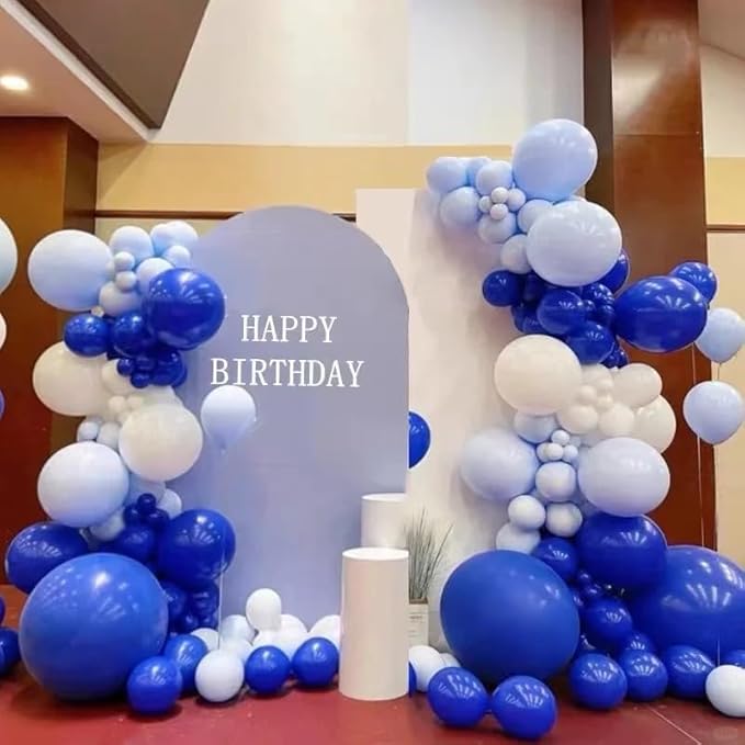 AZOWA 24 Inch Royal Blue Balloon 10 Large Latex Balloons for Party Wedding Birthday Baby Shower Decoration (Royal Blue, 10 Pcs)
