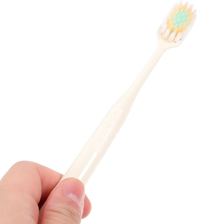 Soft Bristle Toothbrushes 3pcs Wide Thin Brush Head Adult Extra Soft Manual Toothbrushes for Home and Travel Gum Care