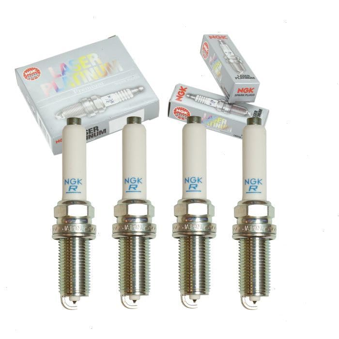 4 pc NGK Laser Platinum Spark Plugs compatible with Volkswagen Jetta 1.8L 2.0L L4 2013-2018
