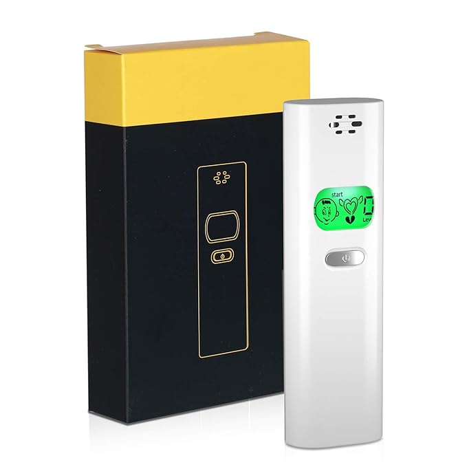Bad Breath Tester, Portable Instant Mouth Odor Detector, Bad Breath Analyzer for Oral Health Check (White 2)