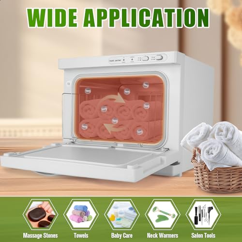 Hot Towel Warmer, 8L Hot Towel Cabinet, 2-in-1 Quick Heating Towel Warmers Spa for Facials Spa Estheticians Massage Salon and Home