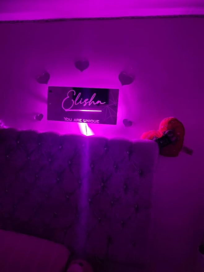 Personalized LED Name Mirror with Night Light Led Light Up Mirror for Bedroom Custom Neon Signs Wall Decor for Shop Bar Salon Birthday Christmas Wedding Christmas