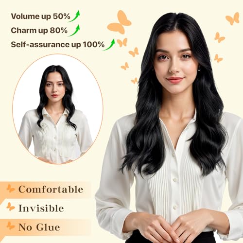 Clip in Hair Extensions Long Straight, 100% Real Human Hair,No Tangle & Smooth,120g, 18 Inch,#30 Light Auburn
