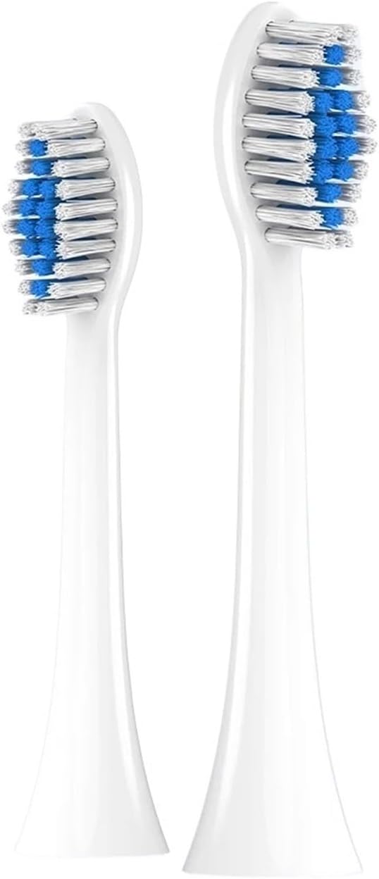 8/12/20 Pcs Soft Brush Heads ，Compatible with Philips Electric Toothbrush, Replacement Toothbrushes Head Refill for 1100 2100(White-20 Pcs)
