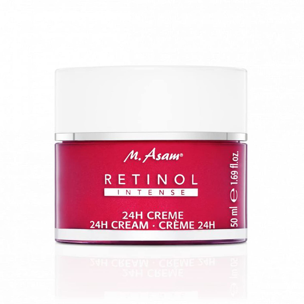 M. Asam RETINOL 24h Cream - Face Cream against wrinkles, anti-aging face moisturizer with retinol, day cream & night cream stimulating collagen production, facial care for all skin types, 1.69 Fl Oz
