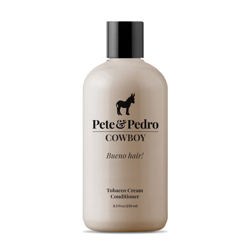 Pete & Pedro Bold & Cowboy Hair Care Daily Shampoo & Conditioner Set | Macho, Manly Bourbon& Tobacco Scent – Smells Incredible | Amazing Lather, Hydrates Hair | As Seen On Shark Tank, 8.5 oz. Each