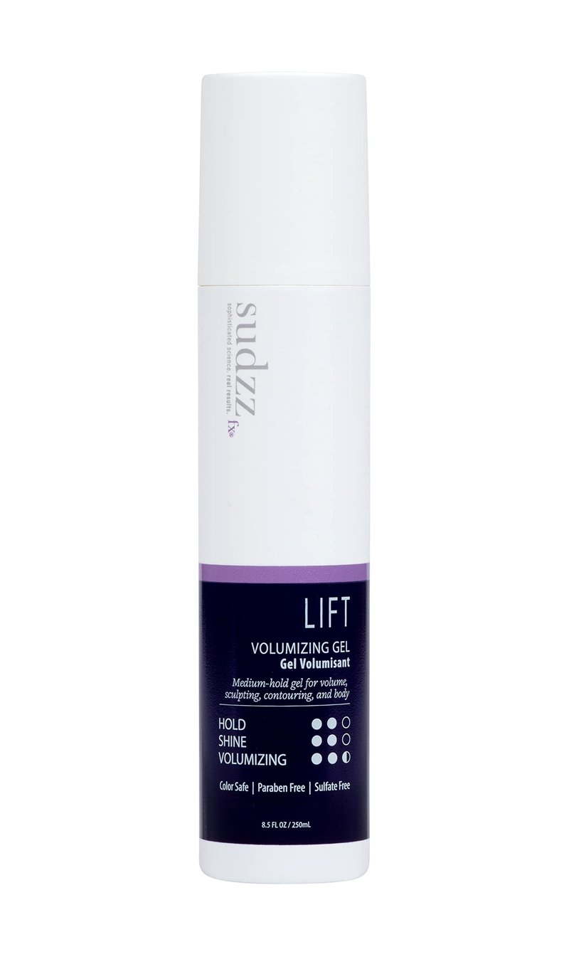 SUDZZFX LIFT Volumizing Gel, 8.5 Fl Oz (Formerly Zephyr) – Spray for Fine Hair Shine & Medium Hold – Thickening Formula for Men & Women