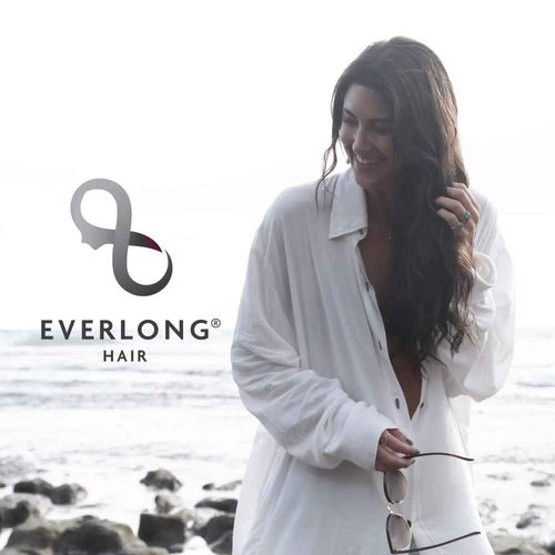 U Tip Hair Extensions by Everlong, Remy Human Hair, Fusion Glue Adhesive Method, Premium Keratin 56 gram Bundles, 22" #2 Darkest Brown