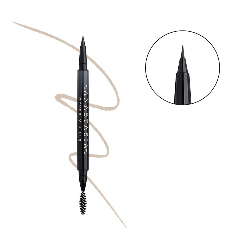 Anastasia Beverly Hills Microstroke Brow Pen - Waterproof Long-Wear Liquid Brow Definer with Superfine Brush Tip for Full-Looking Brows - Blonde