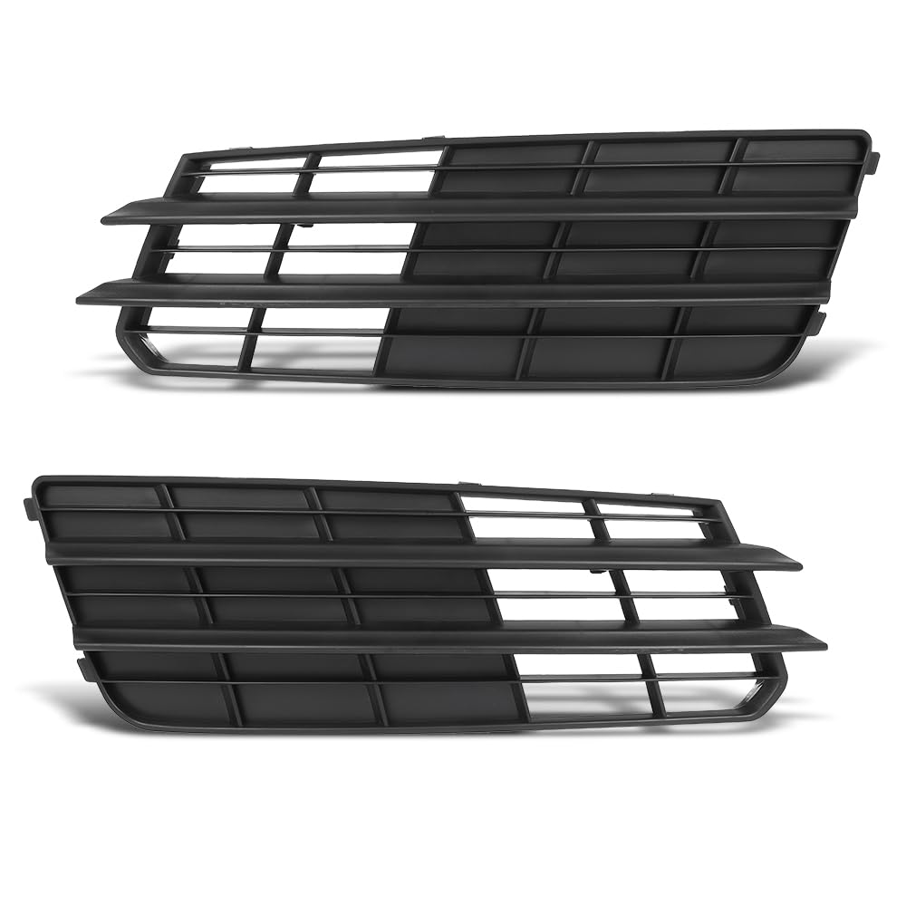 G-PLUS Pair Front Lower Bumper Fog Light Covers, Compatible with Audi A7 2011-2014, LH Driver & RH Passenger Side 2PCS, 4G880768