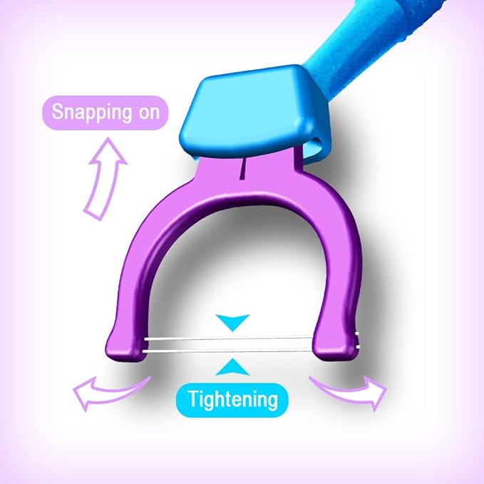 T.Smile Evolutionary Clean Dental Flossers, Kit of Refills Plus Long Handle (1 Handle + 100 Refills)