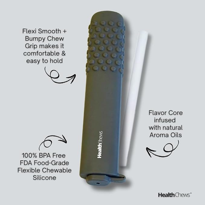 Health Chews Chewable Breather Mint – Natural Aromatherapy Puff Bar Quit Vaping Aid, Nicotine-Free Solution Oral Fixation Relief – Essential Oil Infused Craving Relief & Anxiety Support Tool