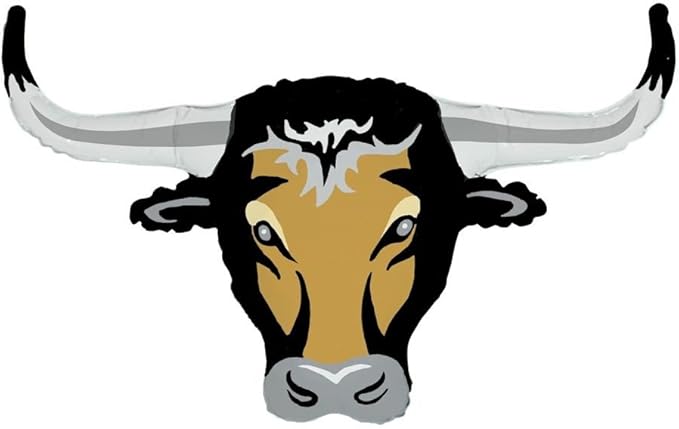 Longhorn Steer Cow 23" Foil Party Balloon