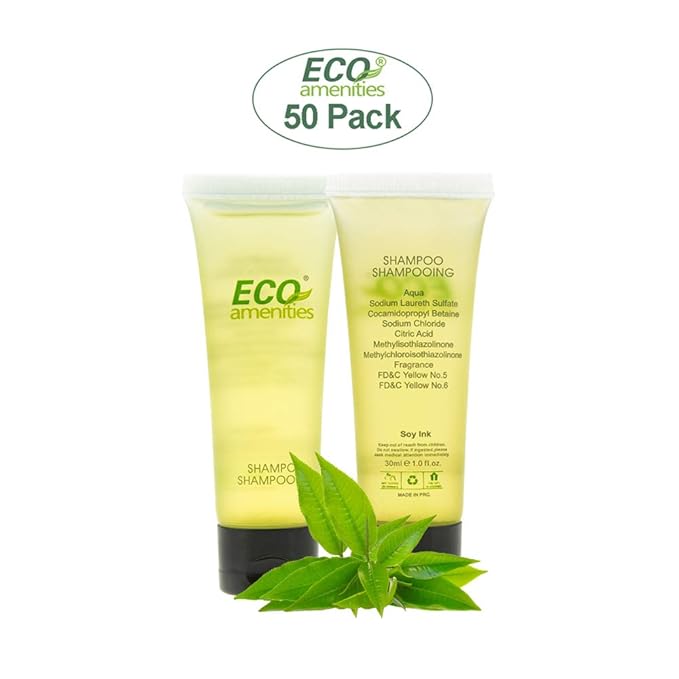 ECO Amenities 150-Piece Travel Kit: Soap, Shampoo & Conditioner Mini Kits in Toiletry Bags - Trial Size Bars & Sets (1oz each) - Shampoo And Conditioner Set