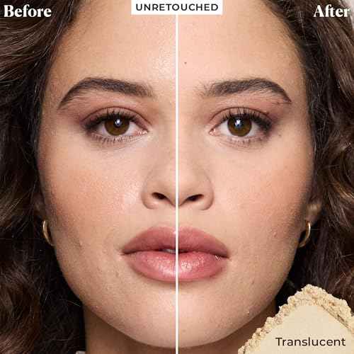 Laura Mercier Translucent Loose Talc-Free Setting Powder Ultra-Blur: Hyaluronic Acid Infused, Natural & Blurring Finish, Long Lasting, 4 Shades, Holiday Gift Set