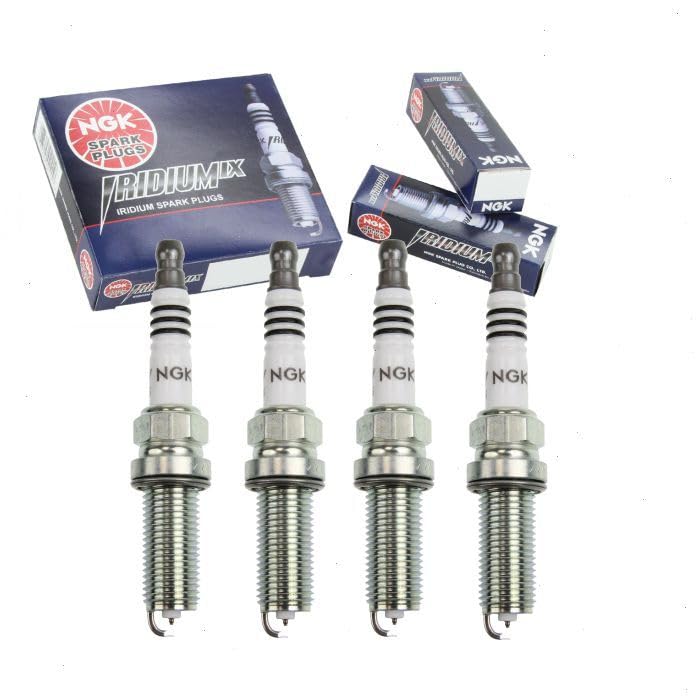 4 pc NGK Iridium IX Spark Plugs compatible with Subaru Forester 2.5L H4 2011-2018