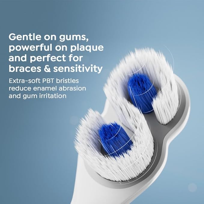 SuperMouth ULTIM8 SmartBrush™ System – Electric Toothbrush with Patented SuperBristles®, Sanitizing SmartHub®, Travel SmartCase®, Dual Sonic Modes, and Pressure Sensor – Rose Gold
