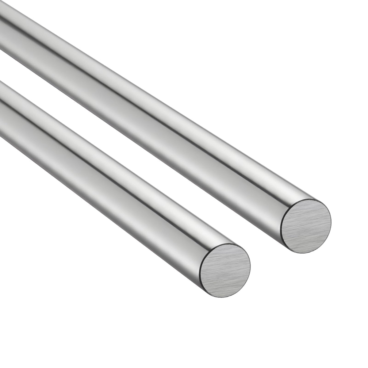 VEVOR 2PCS Linear Motion Rod, 25 mm x 1000 mm (0.98 x 39.4 in), SFC25 Carbon Steel Linear Rod Shaft, Anti Rust and High Precision, High Hardness Shaft, for Cutting Grinding Milling Drilling Machine