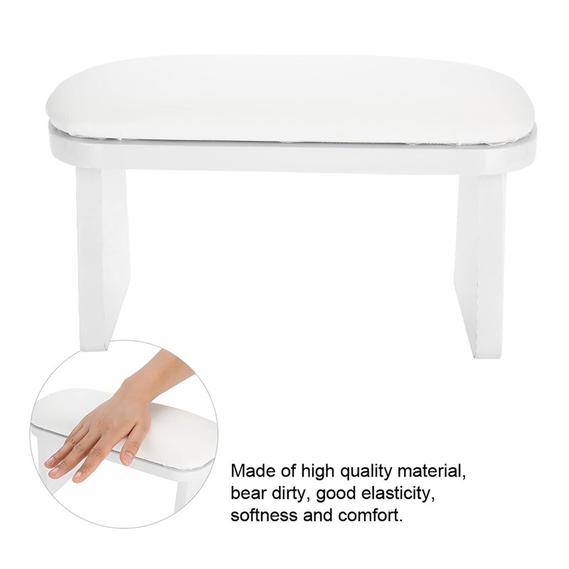 Denash Manicure Hand Rest Cushion, Professional Nail Technician Hand Pillow with Removable Cover, Nail Art Arm Rest Pillow for Nail Salon, Home Manicure and Hand Care