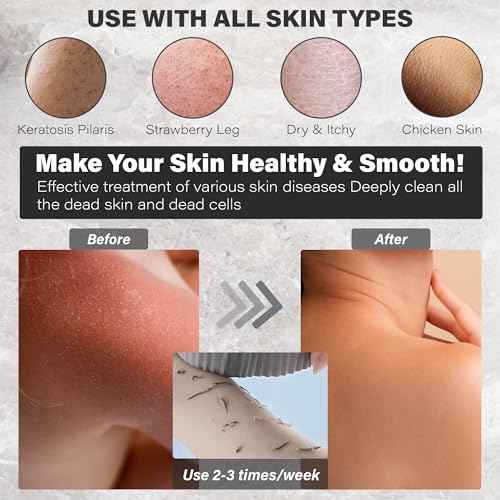 Magic Exfoliating Bath Sponge (2 pcs), 3D Super Soft Exfoliating Bath Sponge, Skin Friendly and Reusable for Adults Children and Pregnant Women Alternative to exfoliating Gloves