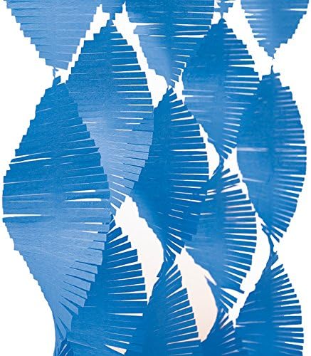 Elegant Royal Blue Tissue Fringe Garland - 9 ft. (1 Pc.) - Premium Paper, Stunning & Versatile Decor - Ideal for Any Events