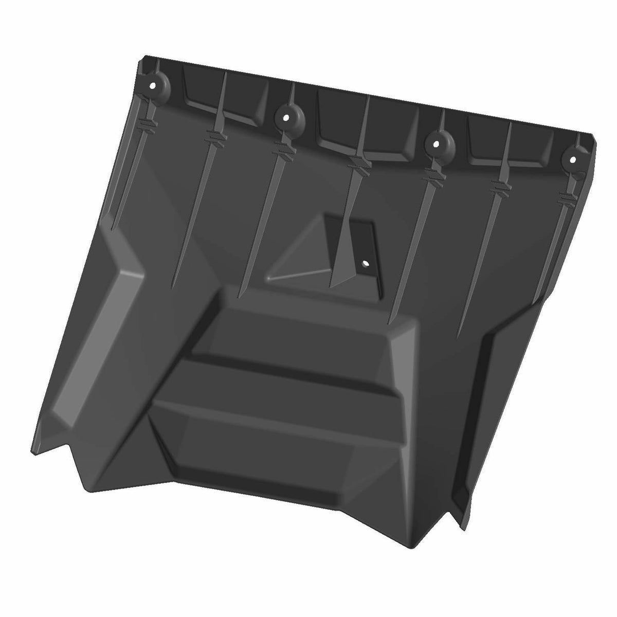Polaris Snowmobile Snow Flap, for Specific Voyageur, Indy ADV and INDY Adventure Models, Short, Gloss Black, Genuine OEM Part -