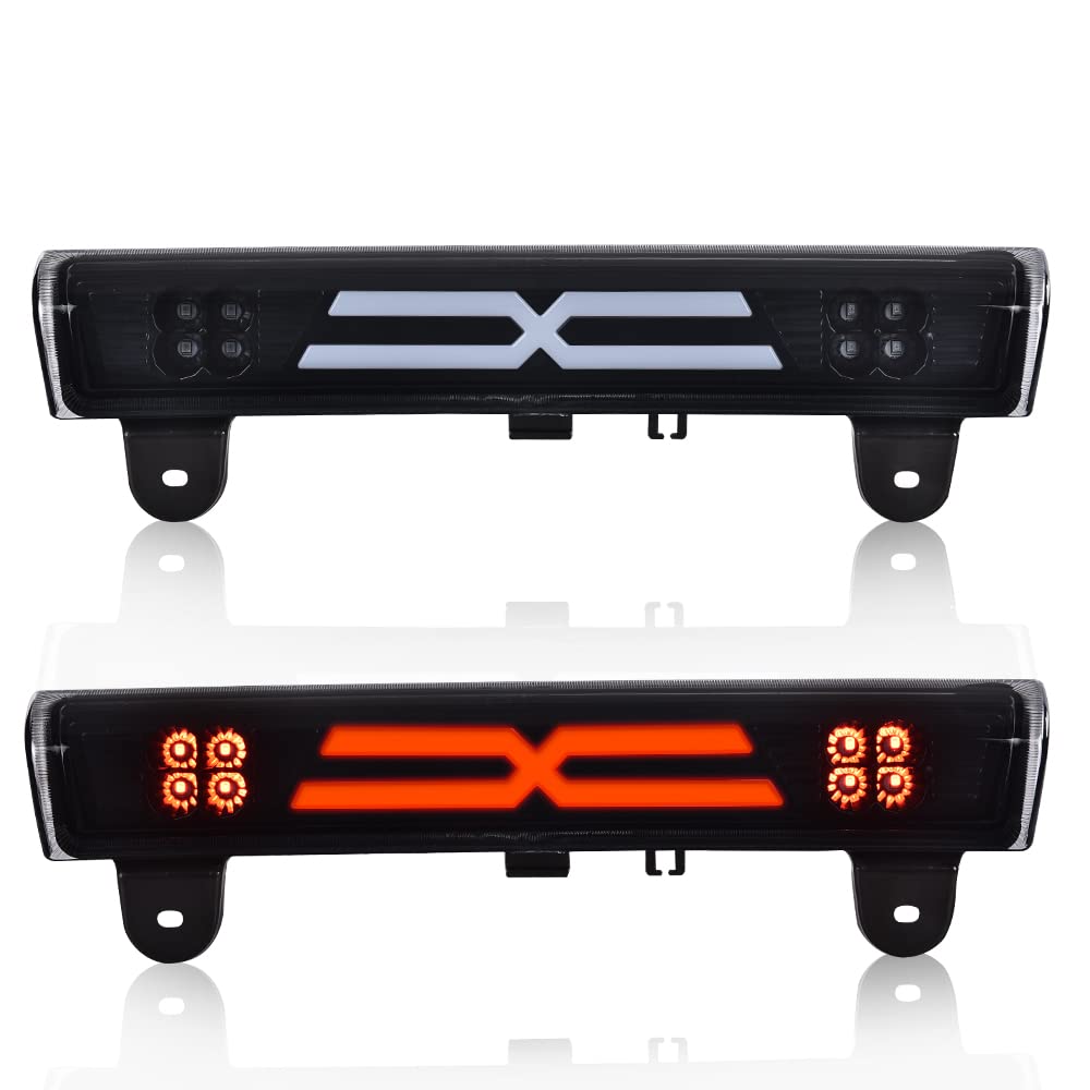 G-PLUS Third 3rd LED High Mount Brake Stop Light Compatible with Chevy Suburban 1500 2500 2000 2001 2002 2003 2004 2005 2006, Fi