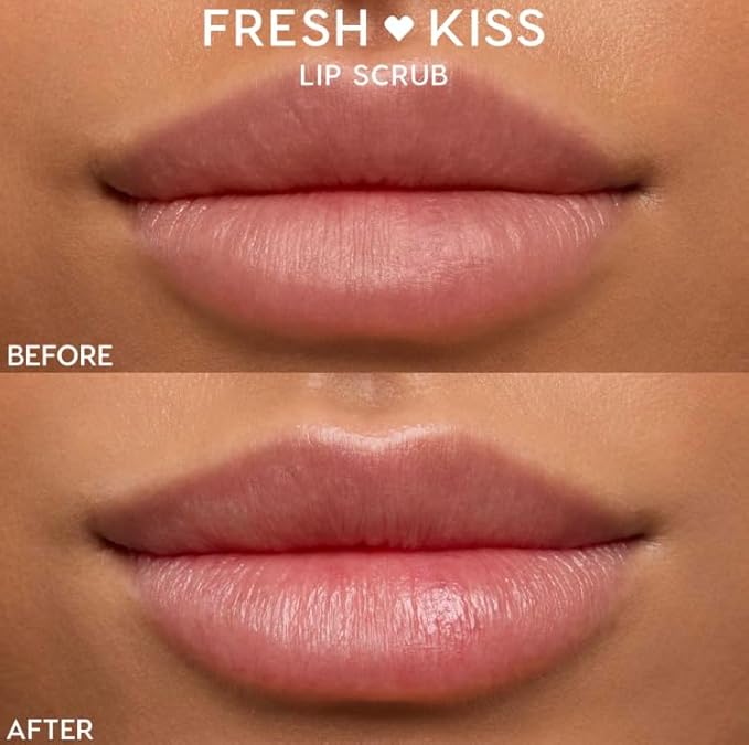 ColourPop Fresh Kiss Exfoliating Lip Scrub - Nourishing Lip Exfoliator to Gently Buff & Soften Skin - Enriched with Cocoa & Shea Butter to Lock in Moisture - Chocolate Milkshake (0.37 oz)