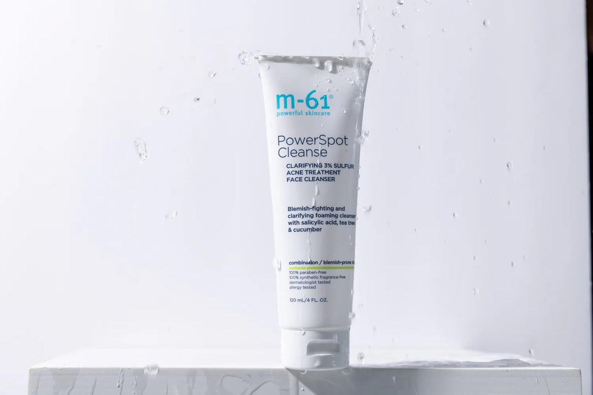 m-61 PowerSpot Cleanse Acne-Fighting Face Wash, 4.0 Fl Oz