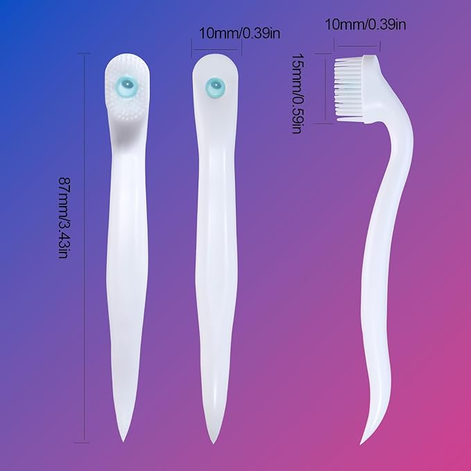 EchoRid Mini Disposable Toothbrush, Pre-Pasted Toothbrushes with Toothpaste and Toothpick for Travel - Fluoride Free, No Rinsing Needed, Mint Flavor, Fresh Breath Anywhere Anytime - 28 Ct
