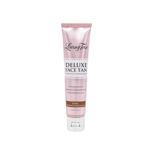 Loving Tan 2 HR Express Mousse (4FL Oz) + Face Tan (1.6Oz), Dark - Streak Free, Natural looking, Professional Strength Sunless Tanner - Cruelty Free, Naturally Derived DHA