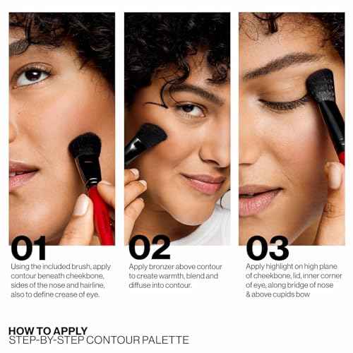 Smashbox Step-By-Step Contour Palette | Sculpt + Glow All-In-One Contour Kit with Blendable + Buildable Formulas