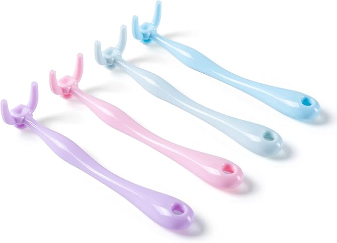 Design Reusable Dental Floss Holder 3 Counts Interdental Cleaning Brush Tooth Handle floas Picks for Adults and Kids Compatible with Oral-B Glide Dental Floss