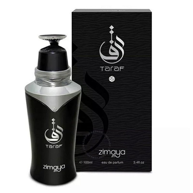 Zimaya Taraf Black Eau de Parfum Spray for Unisex, 3.4 Ounce