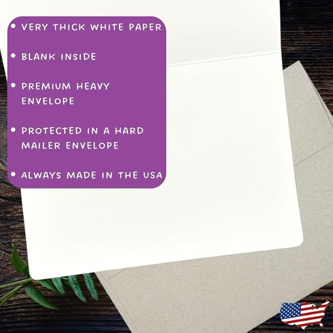 Astronaut Birthday Card (7X5 Inch and Blank Inside for All Occasions) outer space birthday card, retirement note, or astronaut thank you card - 936