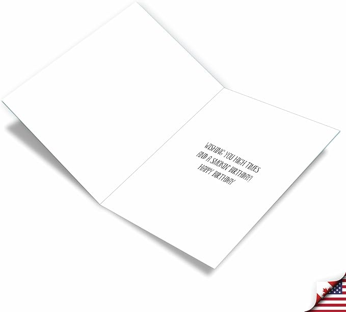 NobleWorks Jumbo Hysterical Birthday Greeting Card 8.5 x 11 Inch with Envelope (1 Pack) Big, Jumbo Bday Unlit Men Stiff Joints J10245BDG