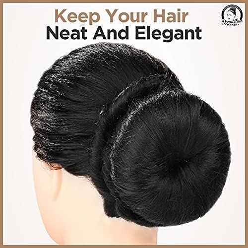Teenitor Hair Donut, Hair Bun Maker, Black£¨Extra-large, Large, Medium and Small£©