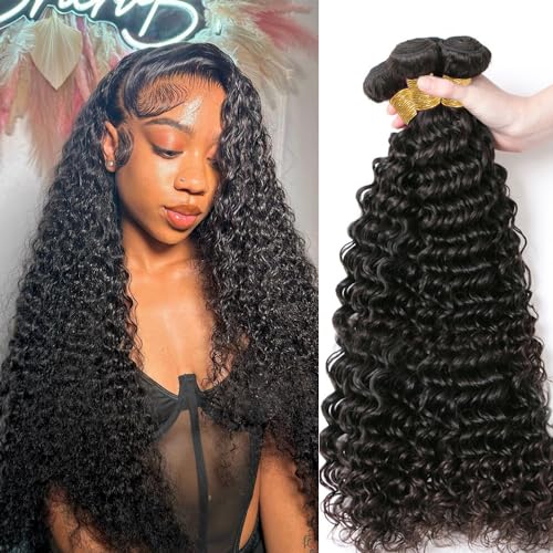 Brazilian Water Wave Bundles Human Hair 18 20 22in 10A Virgin Water Wave Human Hair Bundles for Women 100% Unprocessed Wet and Wavy Bundles