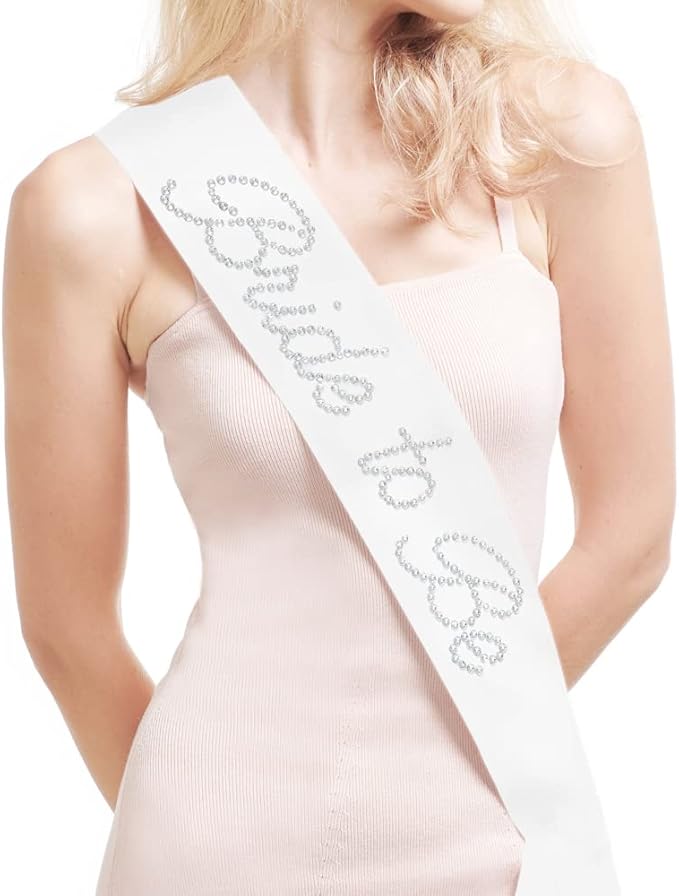 xo, Fetti Rhinestone Bride To Be Sash | Bachelorette Party Decorations, Bridal Shower Gift, Bridesmaid Favors
